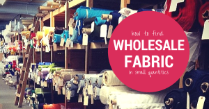 fabric vendors with low minimum order quantities
