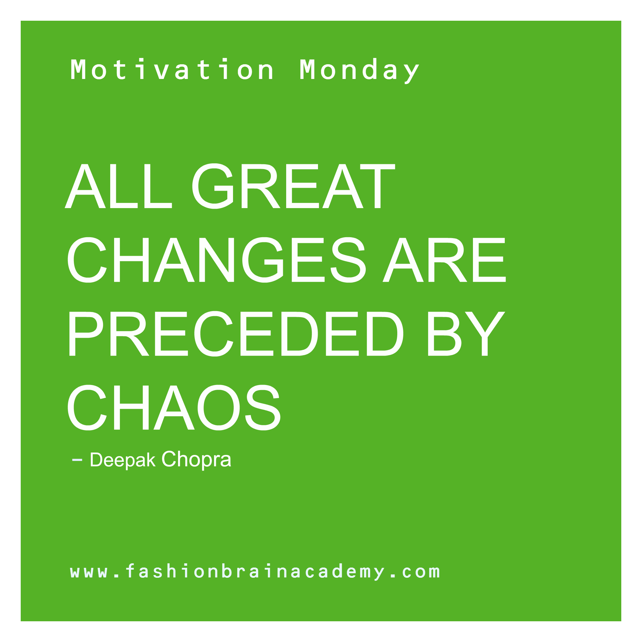 Motivation Monday for Fashion Designers