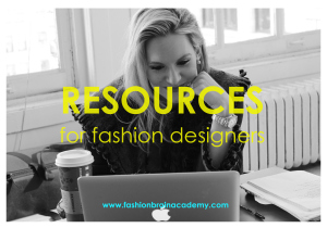 Tools needed for fashion startups
