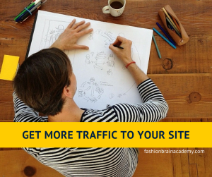 how to drive traffic to your site to sell more clothing jewelry accessories