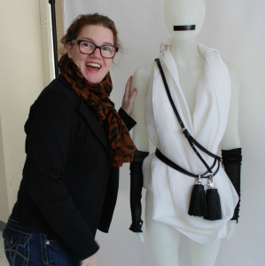 Jane Hamill pic with mannequin