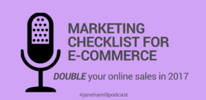 Marketing checklist for e-commerce