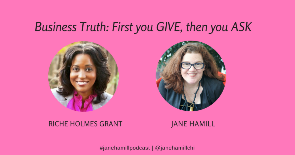 Riche Holmes Grant and Jane Hamill podcast 