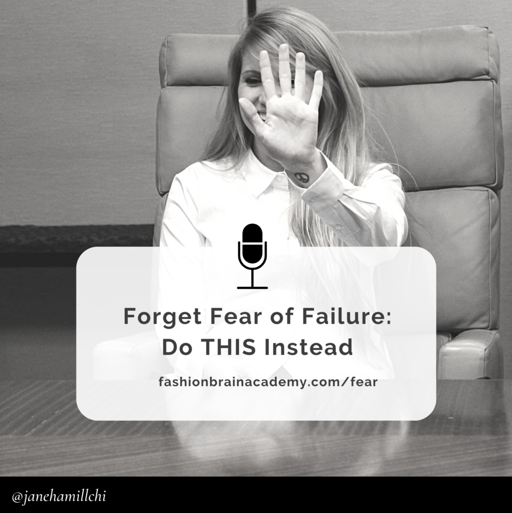 How to deal with fear of failure